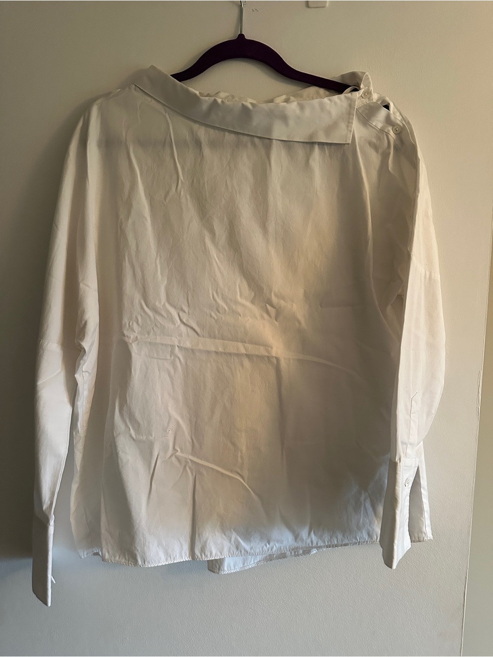 Babaton White Button-Down Long Sleeve Shirt